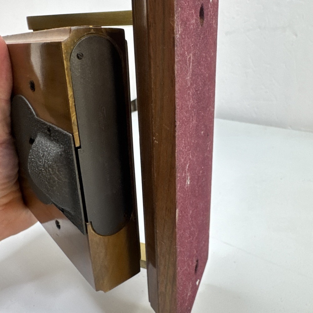 Tacos J-35 Certified Barometer - Wood Brass On Stand - Picture 5 of 5